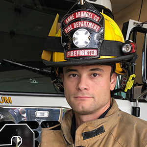 drew gleib maryland anne arundel county firefighter
