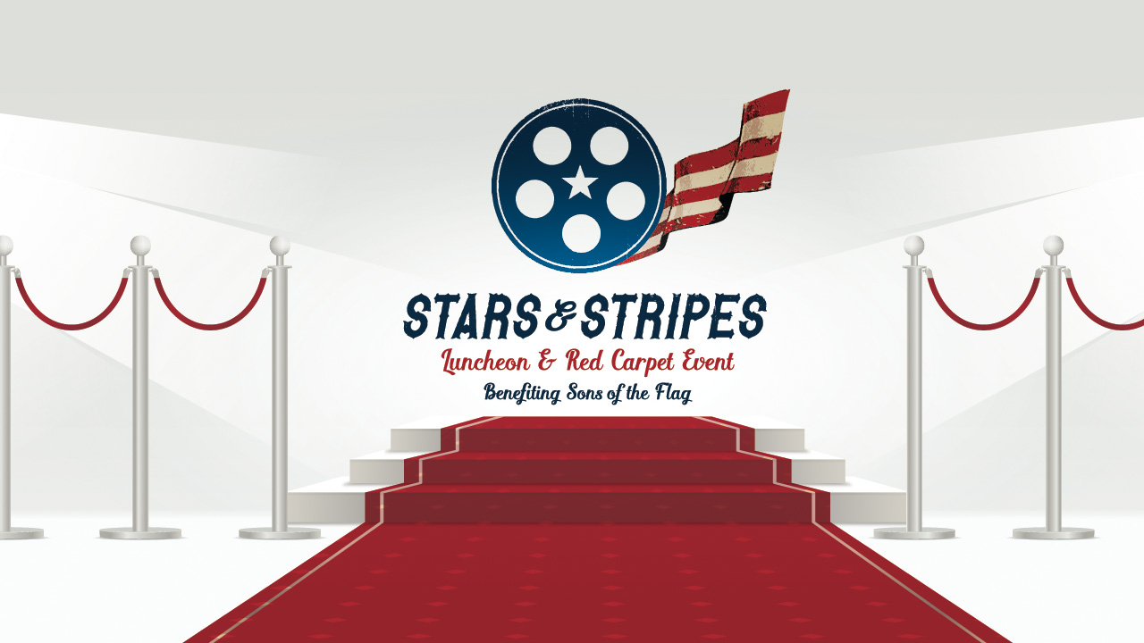 stars stripes charity auction red carpet sons of the flag