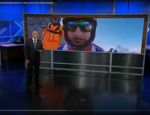 WFAA Original: This Man Does Adrenaline Stunts to Raise Money for Injured Veterans